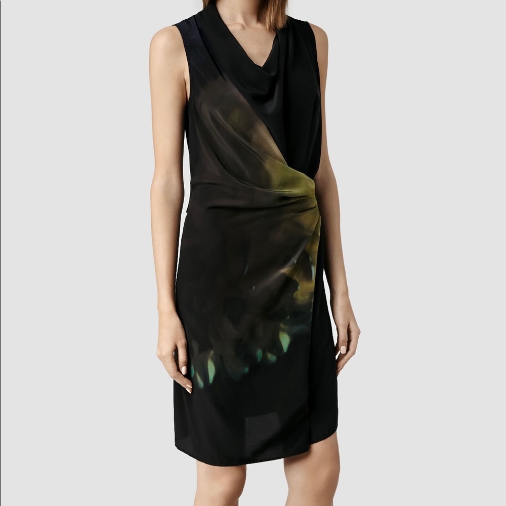 Gorgeous AllSaints Edyen Acid Dress Size 8